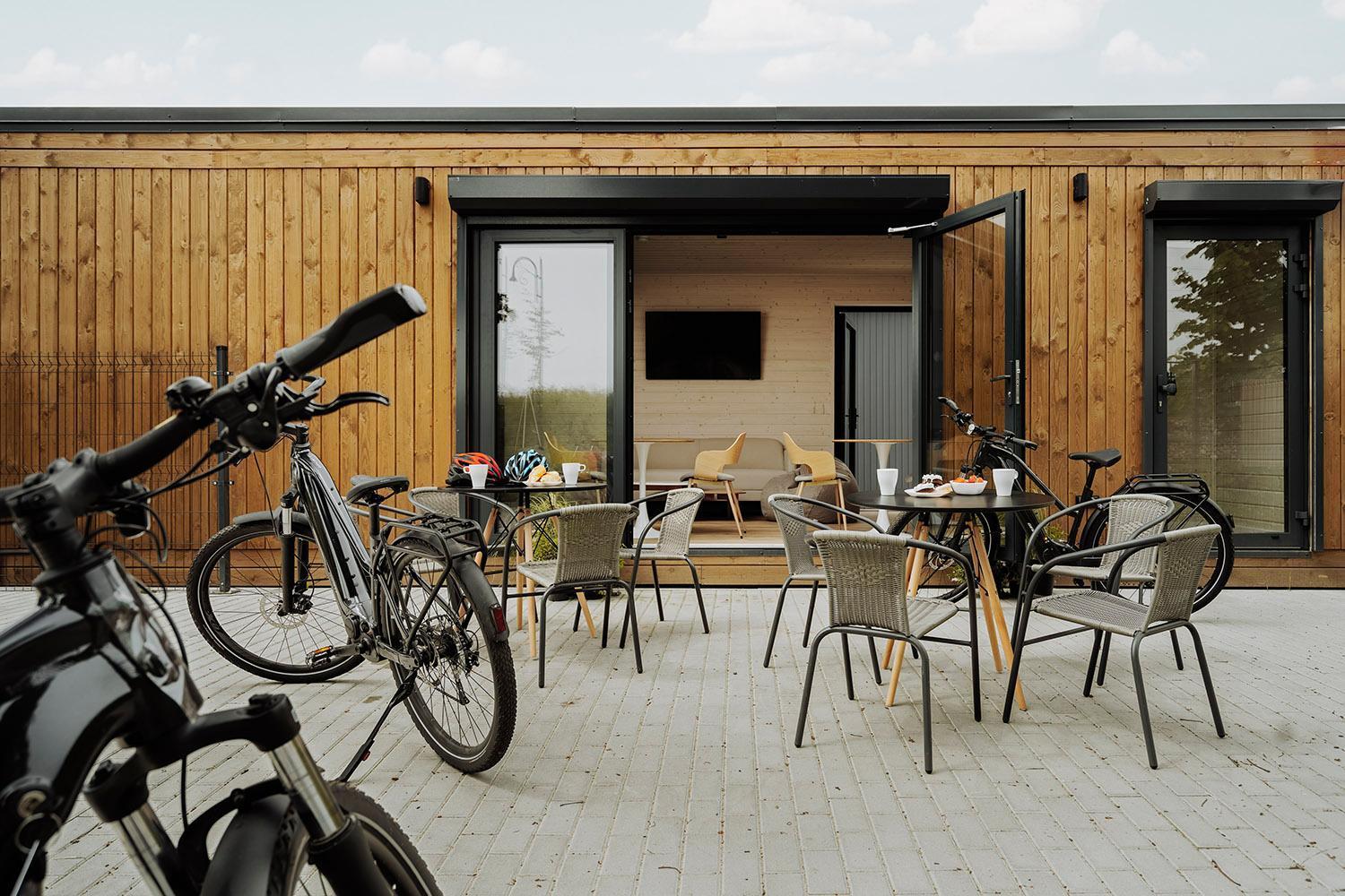 Bed & Bike Resort Trzęsacz Buitenkant foto